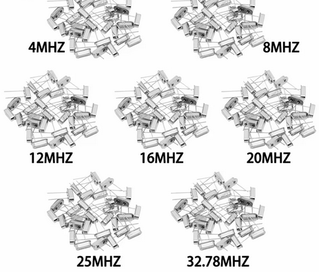 Krystaly, kondenzátory