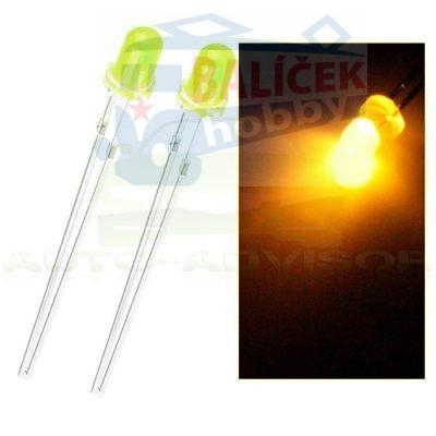 Led dioda - 5mm - žlutá