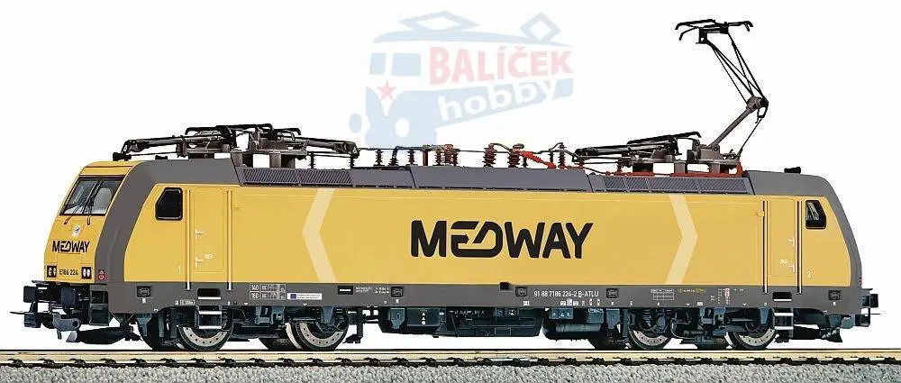 21632 PIKO - H0 - Elektrická lokomotiva BR 186 "Medway" DCC se zvukem