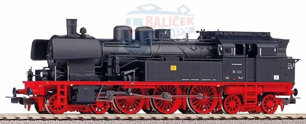 50619 PIKO - H0 - Parní lokomotiva BR 78, DCC se zvukem a kouřovým generátorem