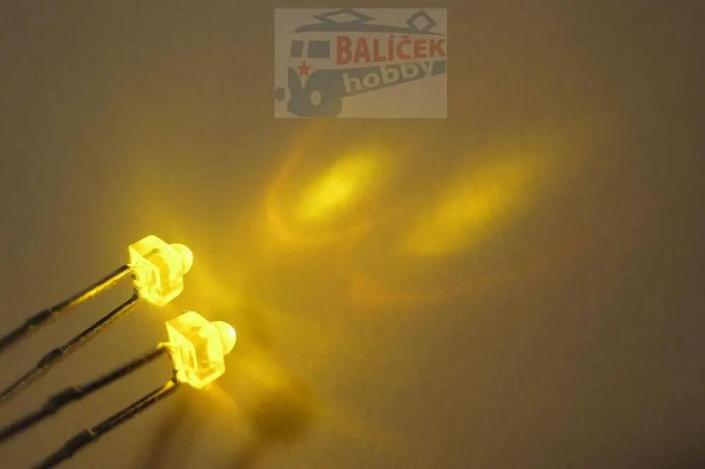 Led dioda - 1.8mm - oranžová