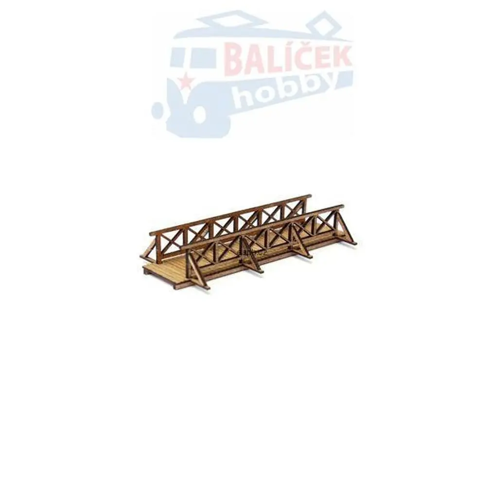TT – Dřevěný most typ B úzký