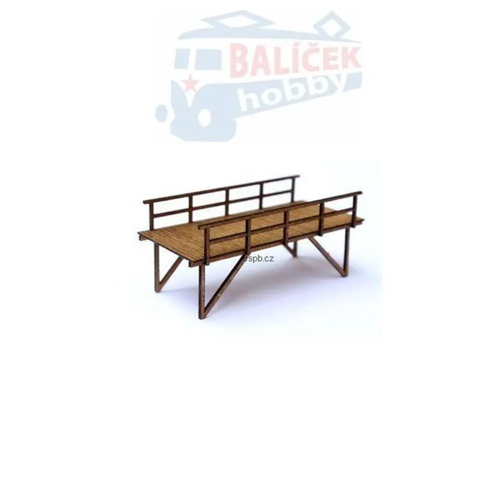 TT – Dřevěný most typ C široký