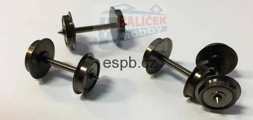 Dvojkolí průměr 6.2 mm, jednostranně izolované, Piko, N, MD 0083