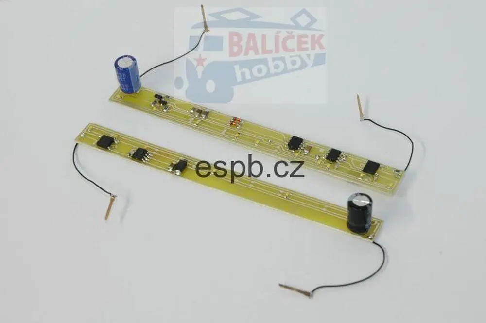 Analogové osvětlení pro osobní vůz Be, 8 oken 1:120