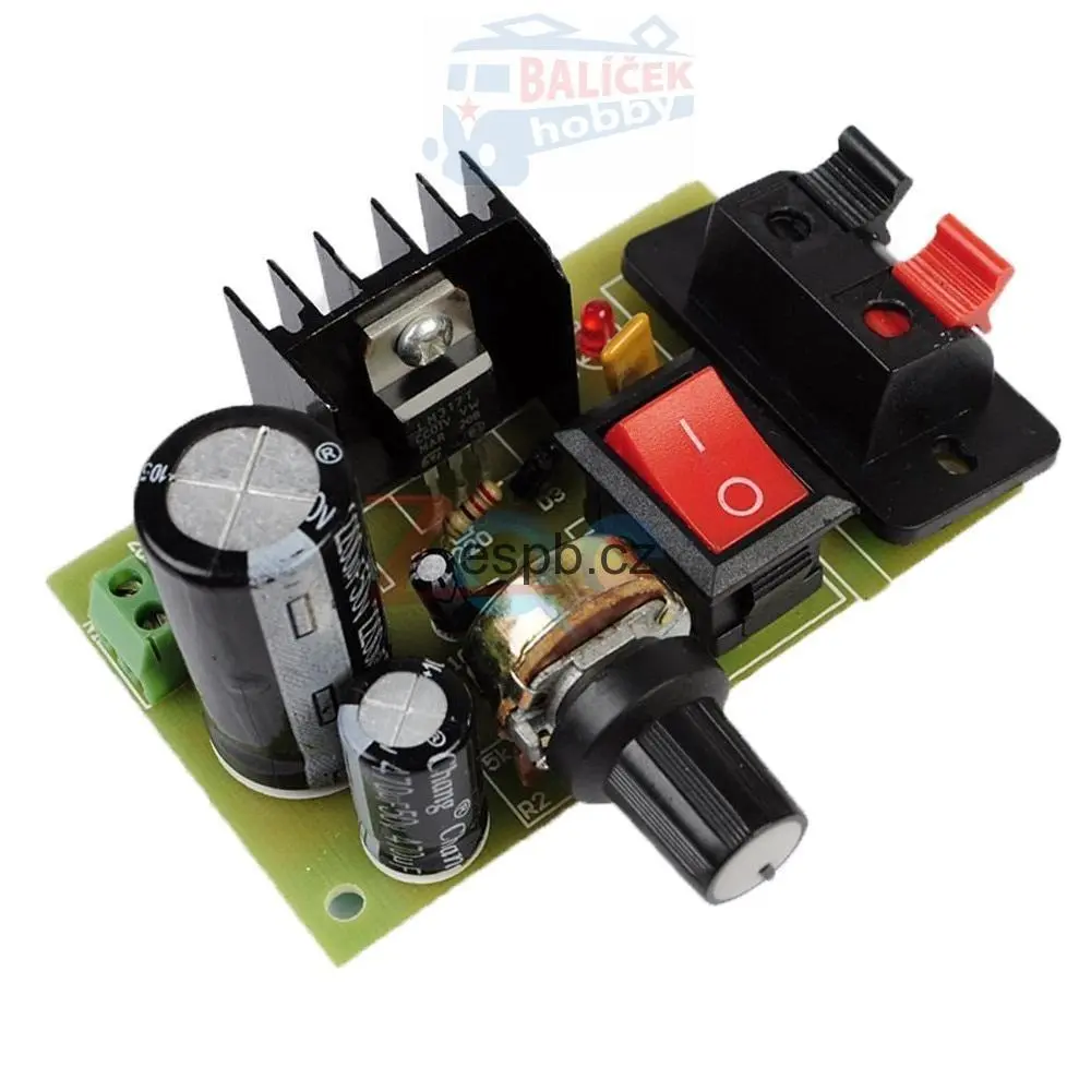 Měnič napětí AC/DC na DC 1A - stavebnice