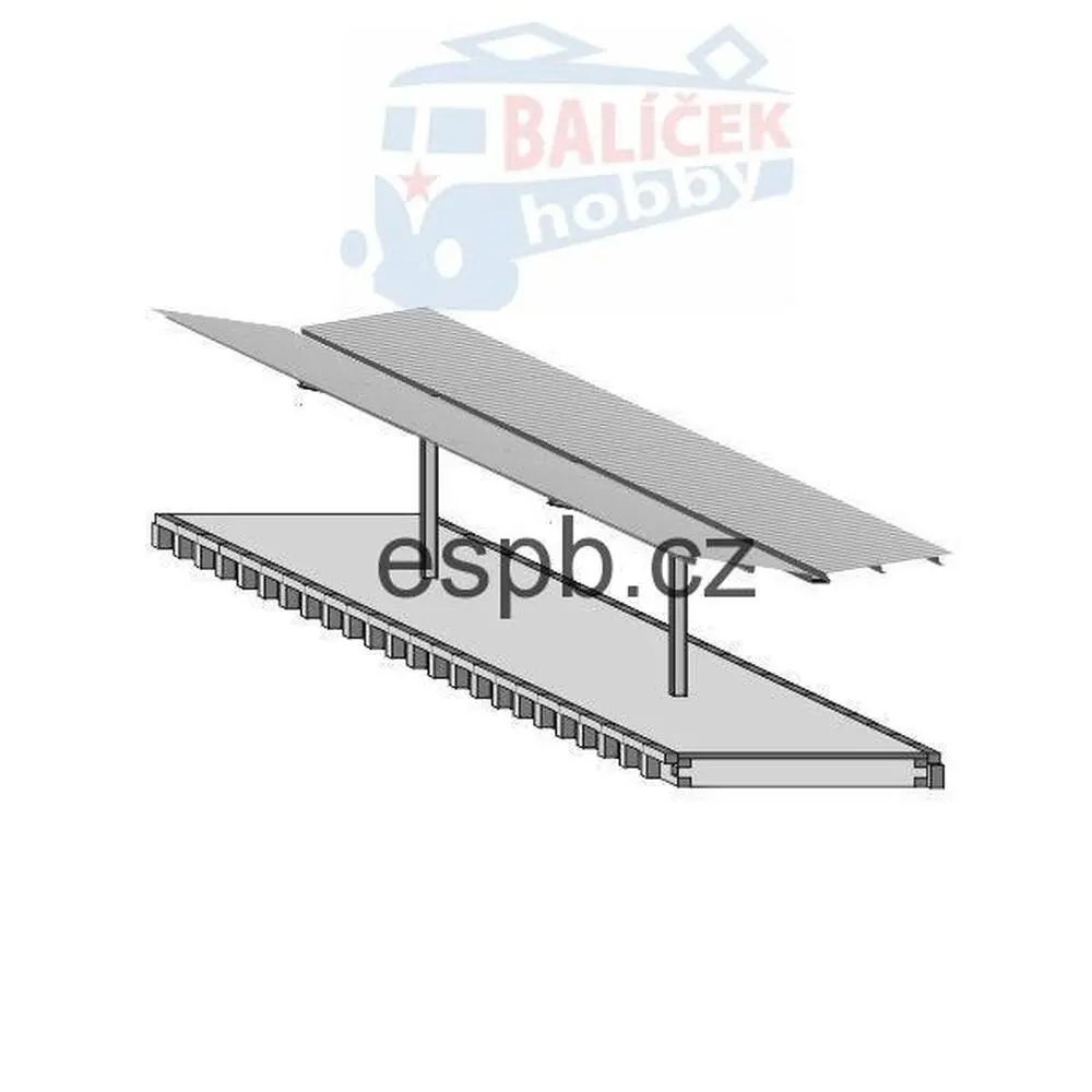 H0 – Nástupiště - krytý díl