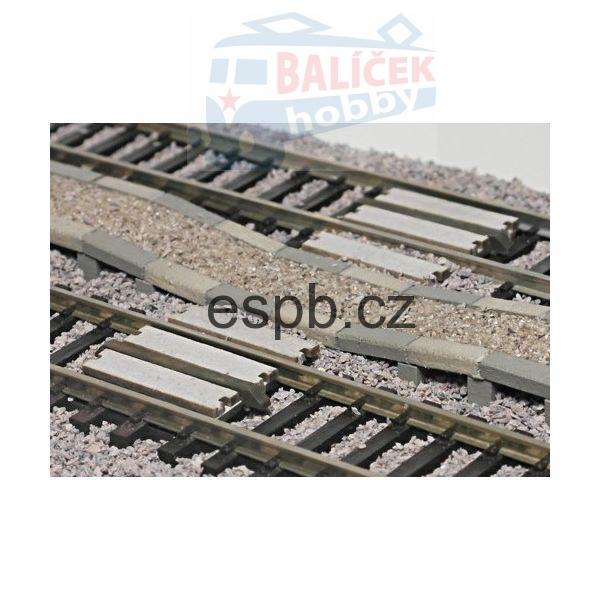 H0 – Nástupištní hrana - rovný díl 