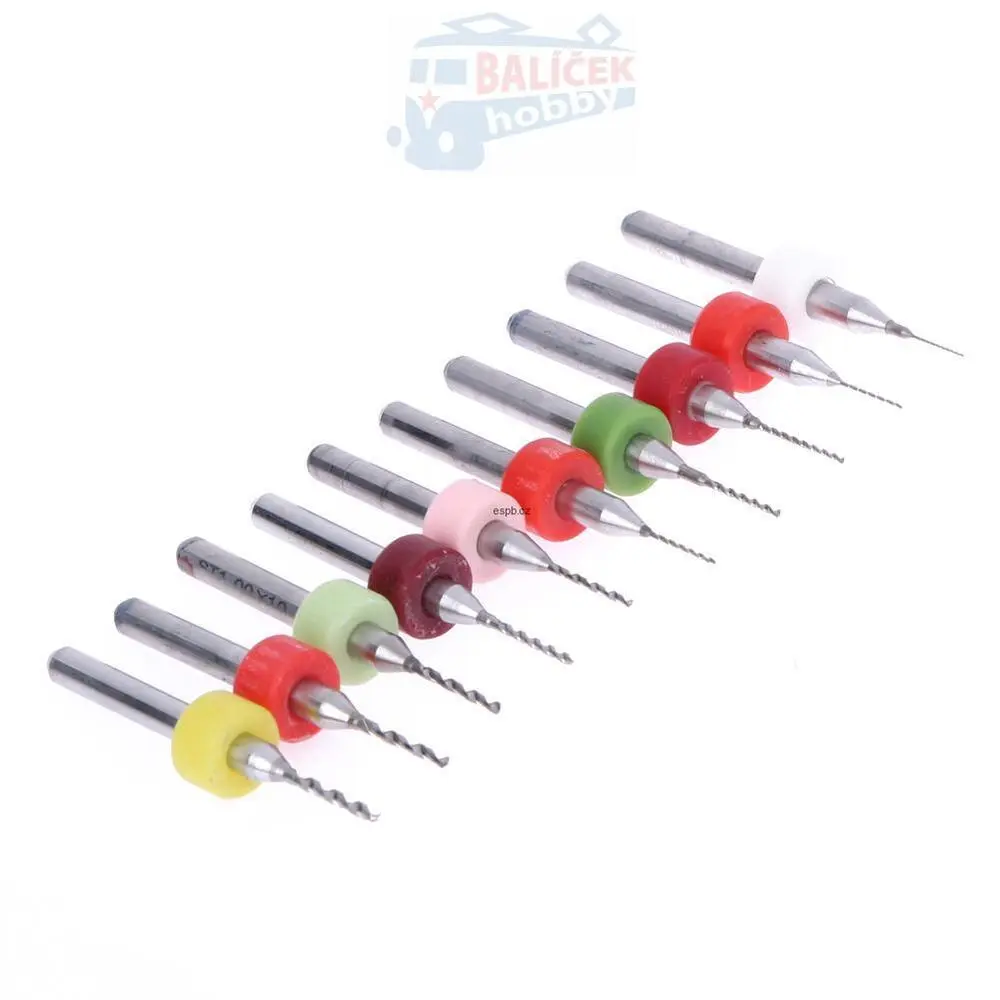 Sada desetinných vrtáčků 1.1-2.0 mm