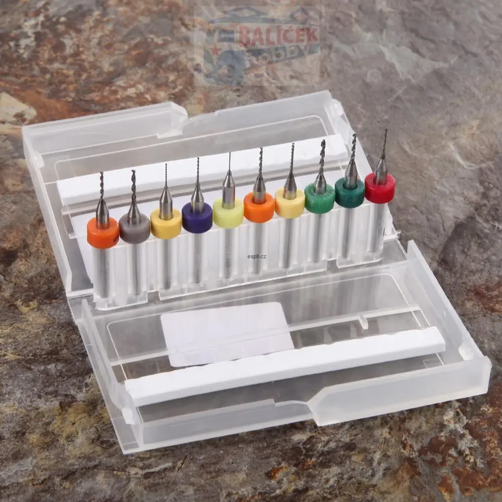 Sada desetinných vrtáčků 1.1-2.0 mm