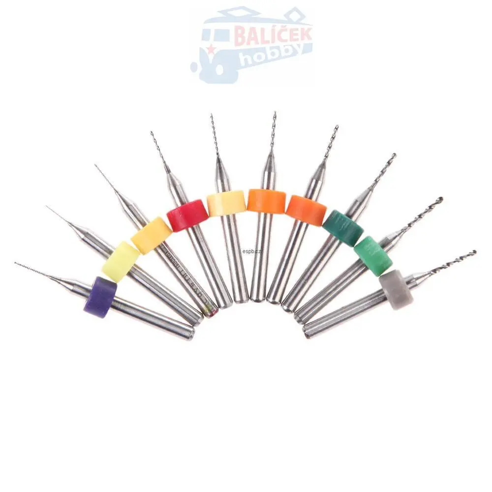 Sada desetinných vrtáčků 2.1-3.0 mm