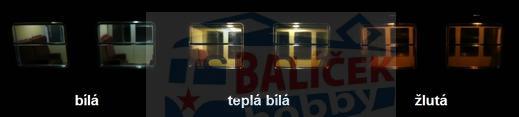 H0 - osvětlení s dekodérem do vozů Y, 9-oddílných A, A/B, teplá bílá / STE 013-W
