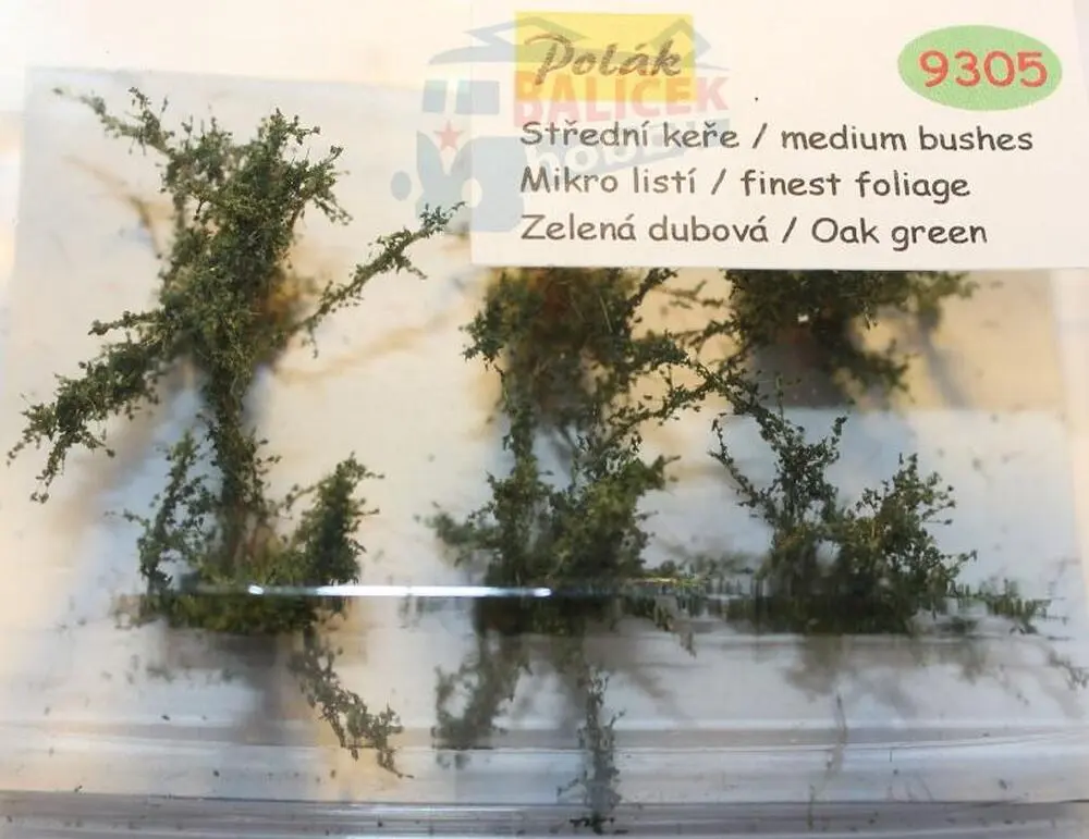Keře - Střední keře - mikro listí - Zelená dubová , Polák 9305