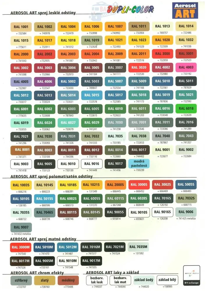 Dupli-Color aerosol ART RAL 1015 400ml