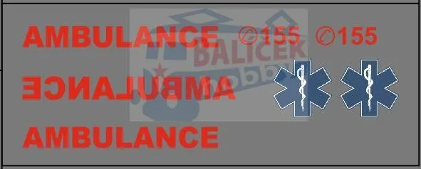 Obtisk Ambulance - H0