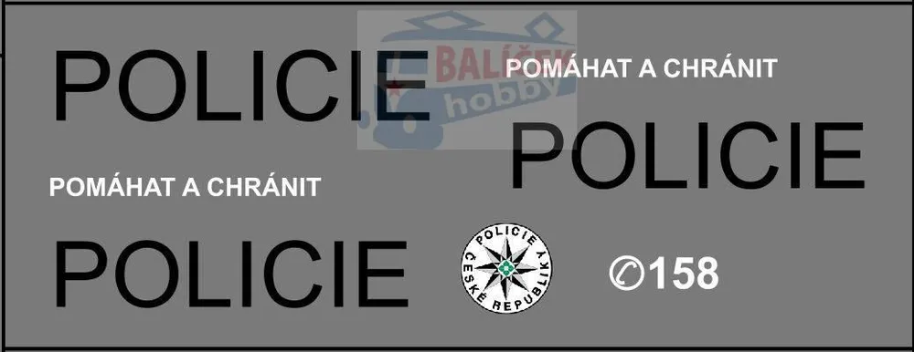 Obtisk Policie - H0