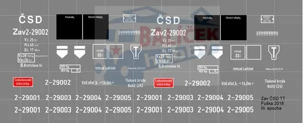 Obtisk - Zsr ČSD TT
