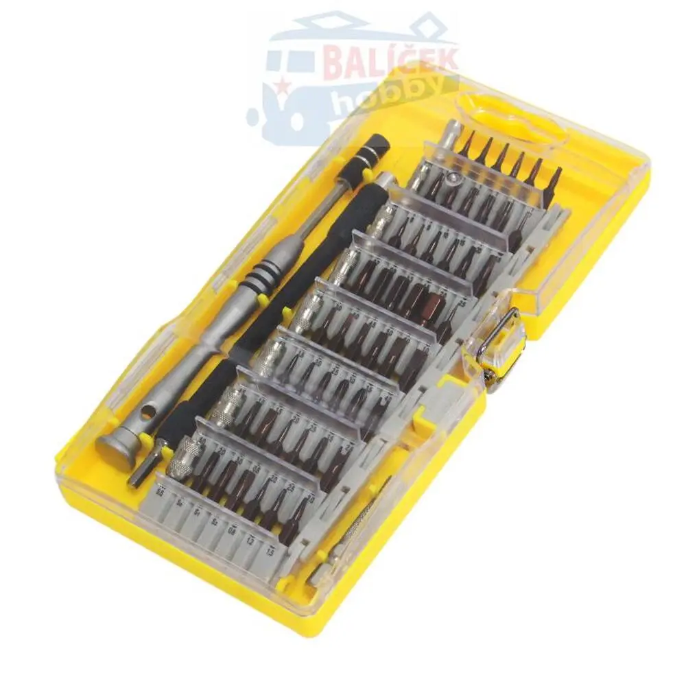 Šroubováky hodinářské, sada 7ks, délka 75mm, magnetický hrot, CrV EXTOL-PREMIUM