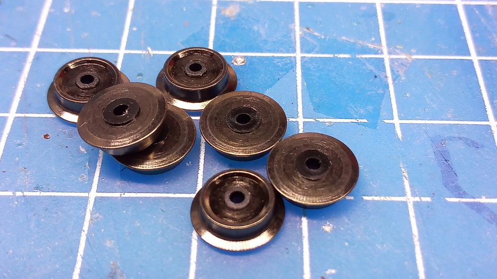 Disk dvojkolí průměr 10,4 x 2,8mm vhodné pro výrobu pojezdů