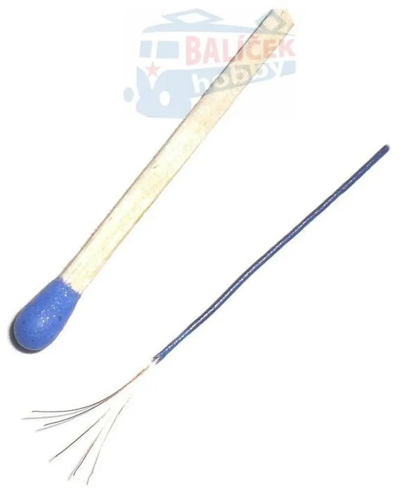Drátek NMRA laněný - bílá - průměr 0,6mm vhodné pro H0