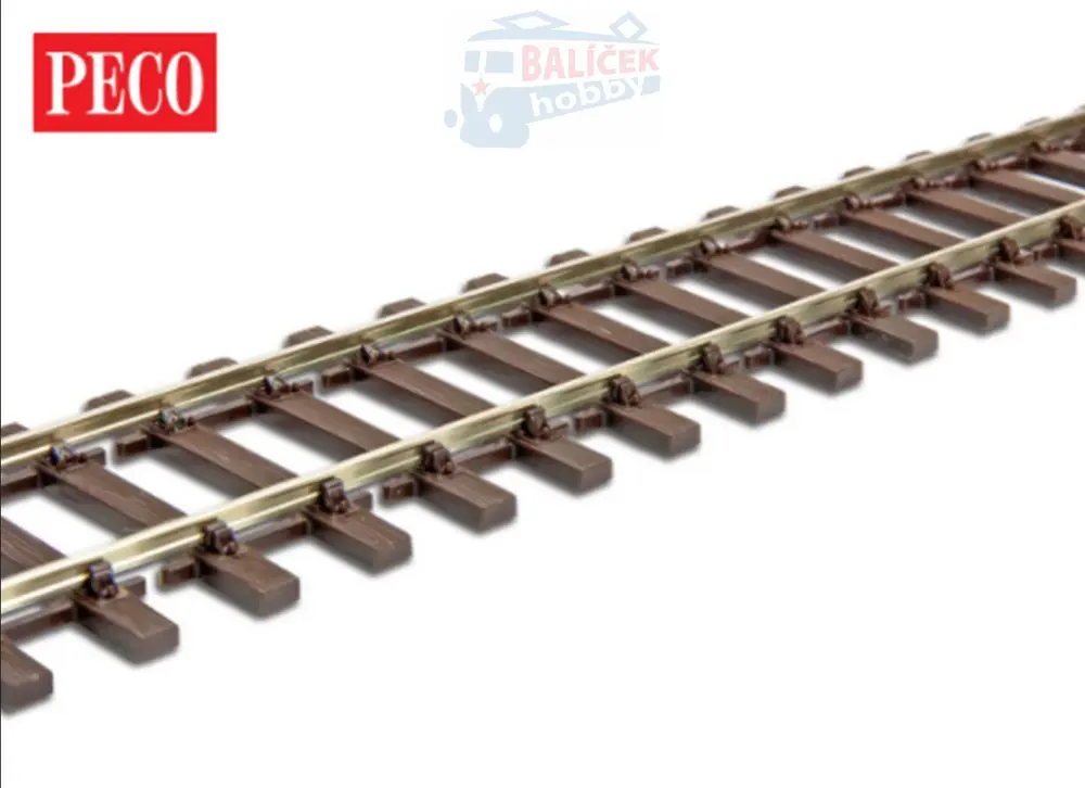 SL-108F PECO - flexi kolej, Bullhead, dřevěné pražce, délka 914 mm
