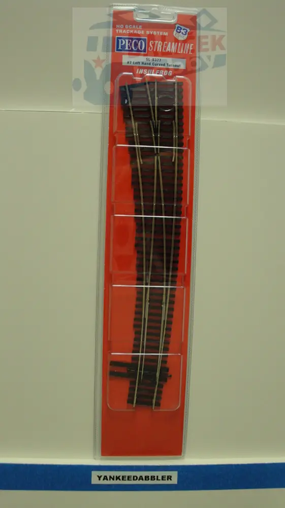 SL-8377 PECO - L oblouková výhybka, R 1524/914 mm, d. 282 mm