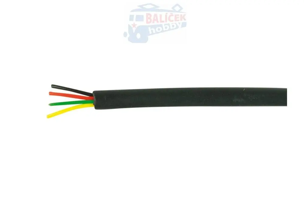Kabel telefonní plochý 4 žil - 4x0.15