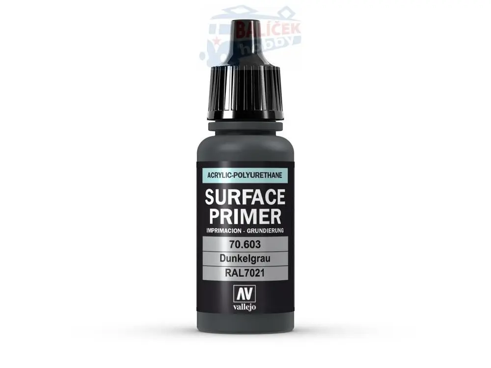 Vallejo Surface Primer 70603 Ger. Panzer Grey (17ml)