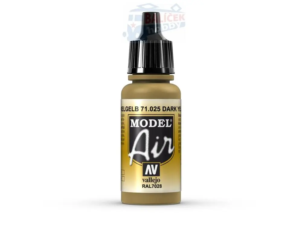 Vallejo Model Air 71025 Dark Yellow (17ml)