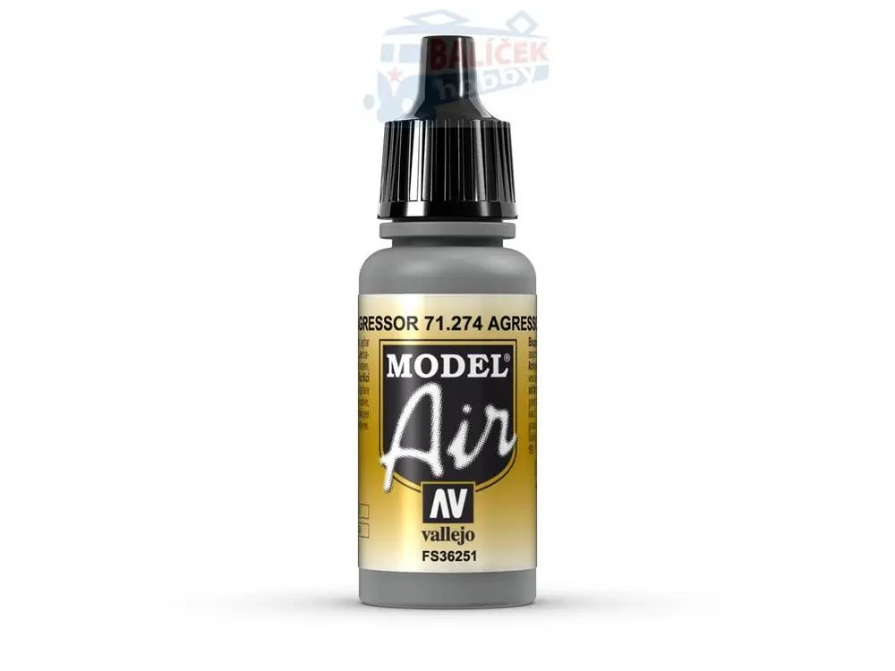 Vallejo Model Air 71274 Agressor Gray (17ml)