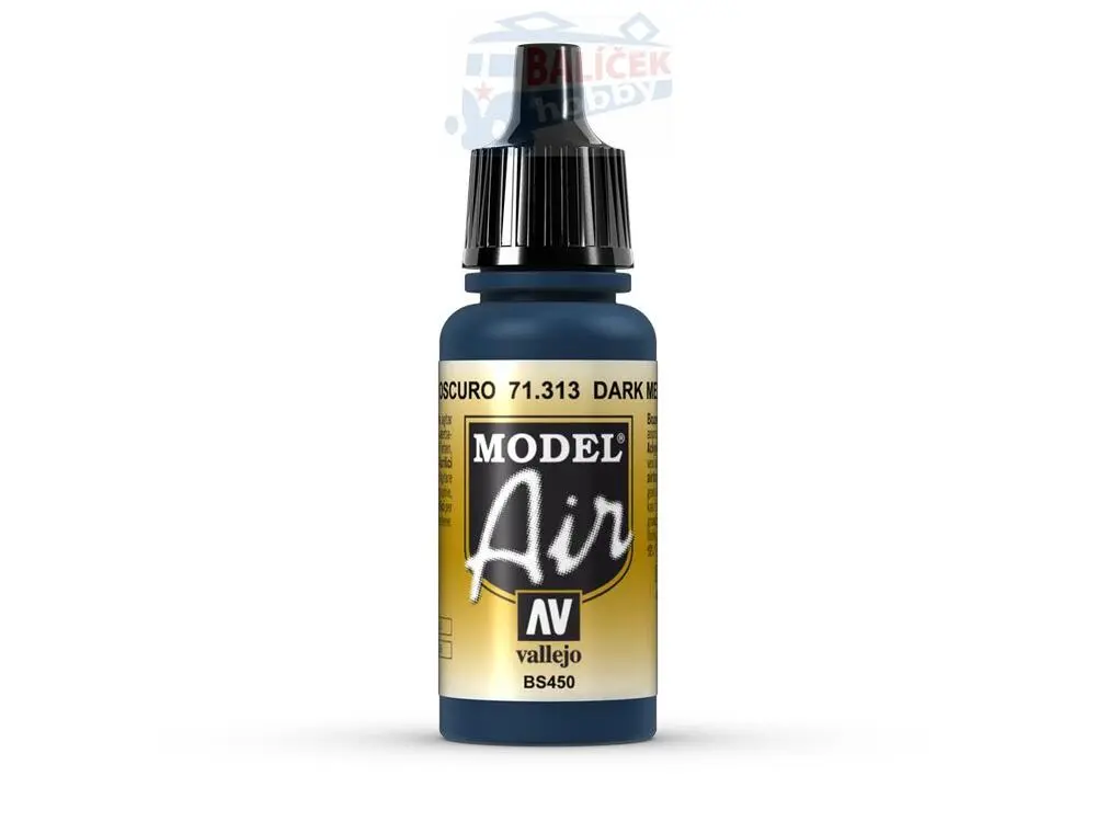Vallejo Model Air 71313 Dark Mediterranean Blue (17ml)