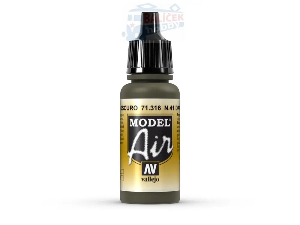 Vallejo Model Air 71316 N41 Dark Olive Drab (17ml)