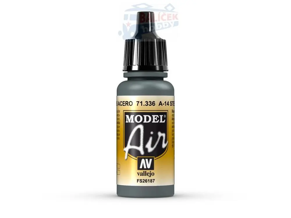 Vallejo Model Air 71336 A-14 Steel Grey (17ml)