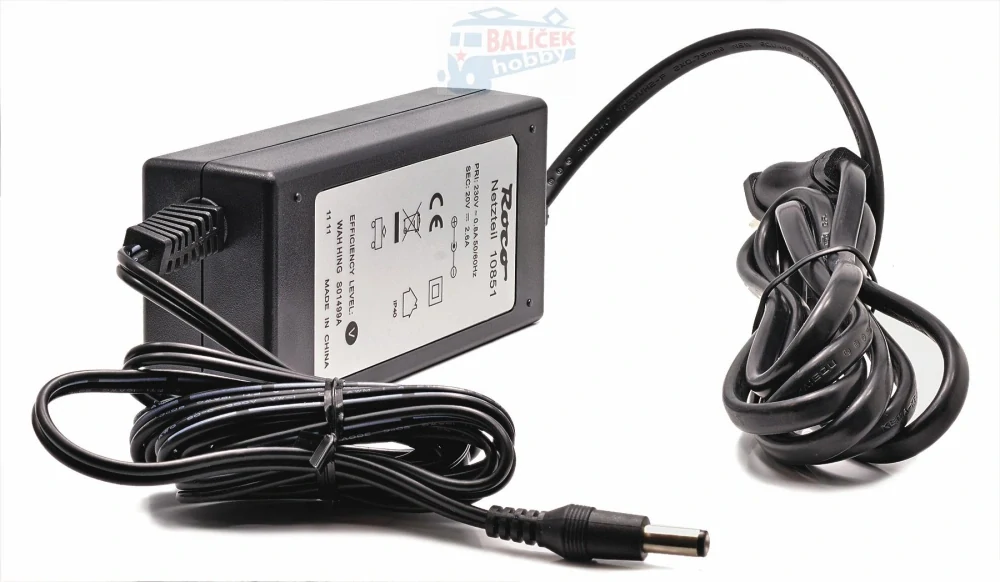 Spínaný zdroj pro DCC ROCO 20V / 2,6A / 54W