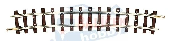 H0e - Oblouková kolej vyrovnávací k výhybce, R493 mm, úhel 13,1°