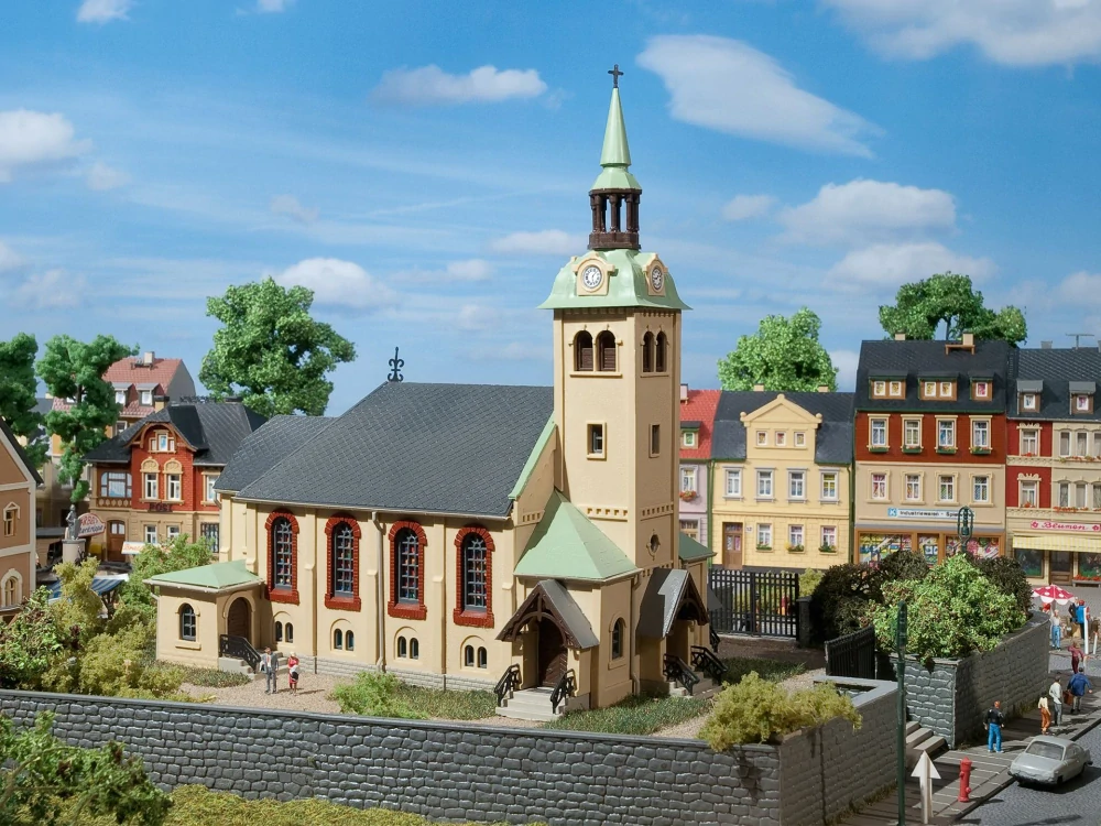 H0/TT - Kostel Börnichen