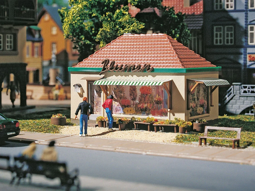 H0/TT - Květinový stánek