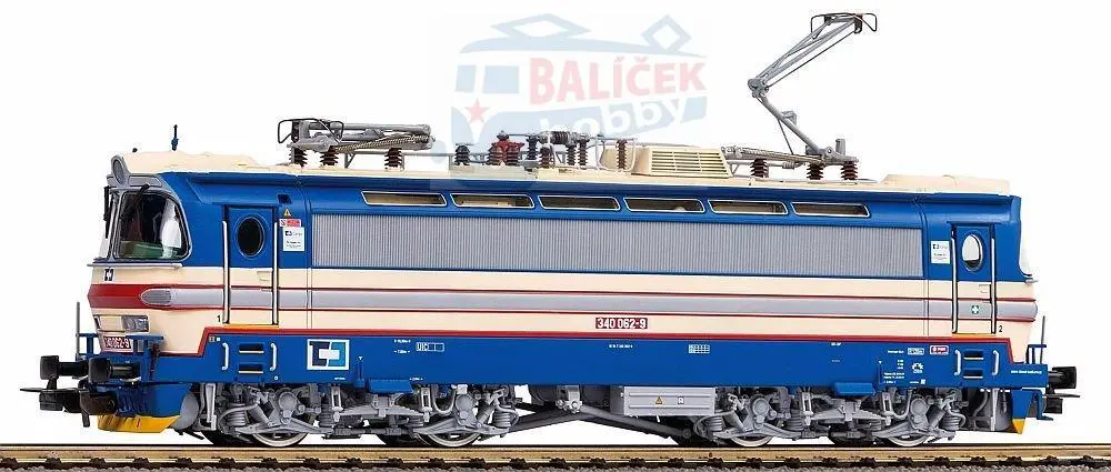 51394 PIKO - H0 - Elektrická lokomotiva BR 340 062 "Laminátka" ČD, DCC se zvukem