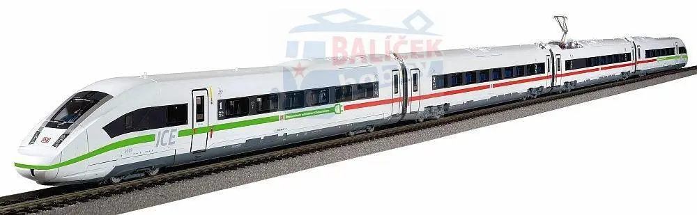 51406 PIKO - H0 - Elektrická jednotka BR 412 "ICE 4", Klimaschützer, DCC se zvukem, 4-dílná
