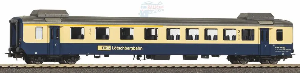 96770 PIKO - Rychlíkový vůz 1./2.třídy s klimatizací, BLS