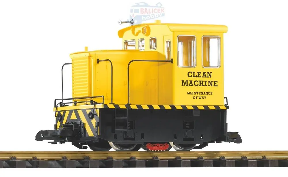 38501 PIKO - Diselová lokomotiva G-US Diesellok GE-25Ton Gleisreinigu - čisticí