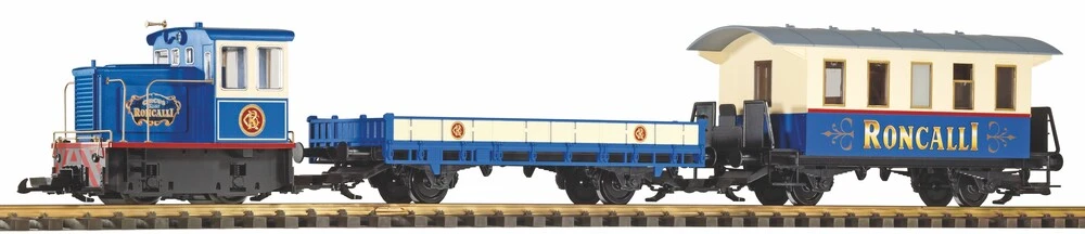 37154 PIKO - Start set "Cirkus Roncalli", ovál kolejí s trafem na baterie