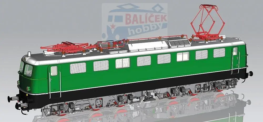 51656 PIKO - H0 - Elektrická lokomotiva BR E 50, DCC se zvukem