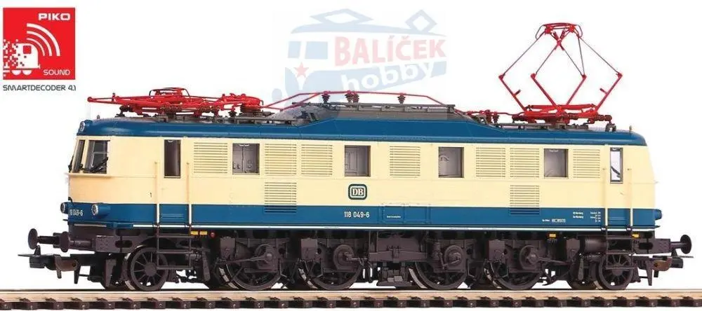 51869 PIKO - H0 - Elektrická lokomotiva BR 118, DCC se zvukem, AC verze