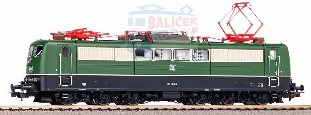 51314 PIKO - H0 - Elektrická lokomotiva BR 151 grün Ep.IV