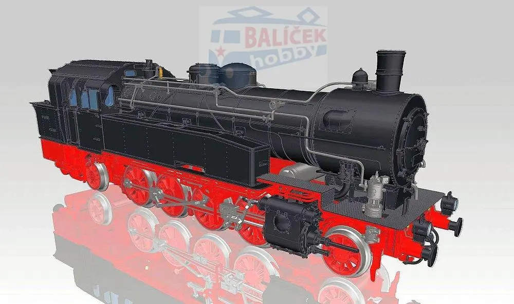 50664 PIKO - H0 - parní lokomotiva BR 93 DR Ep. III