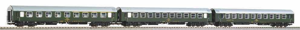 H0 - set 3 rychlíkových vozů Y "Západní expres" ČSD set 1