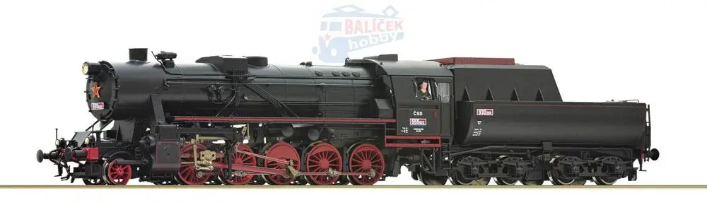 H0 - Parní lokomotiva 555.022 ČSD Němka H0 se zvukem