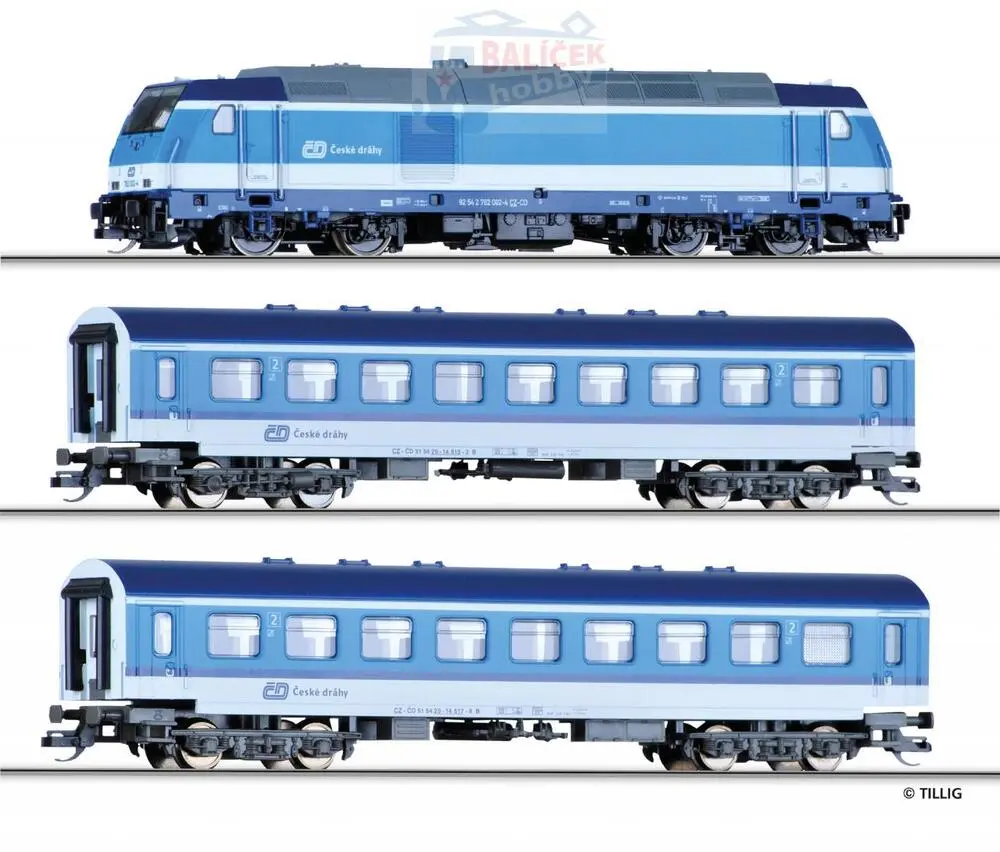 01442 Tillig TT - Start set "TRAXX", ČD