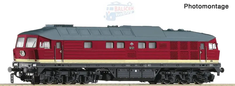 TT - Dieselová lokomotiva 132 146-2, DR